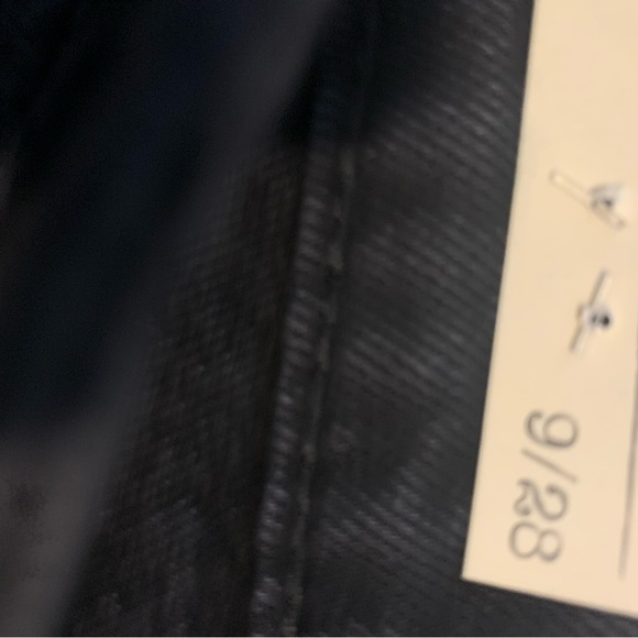 NWT Ban.Jara Distressed Straight Leg Black jeans Size 9 - Picture 10 of 11